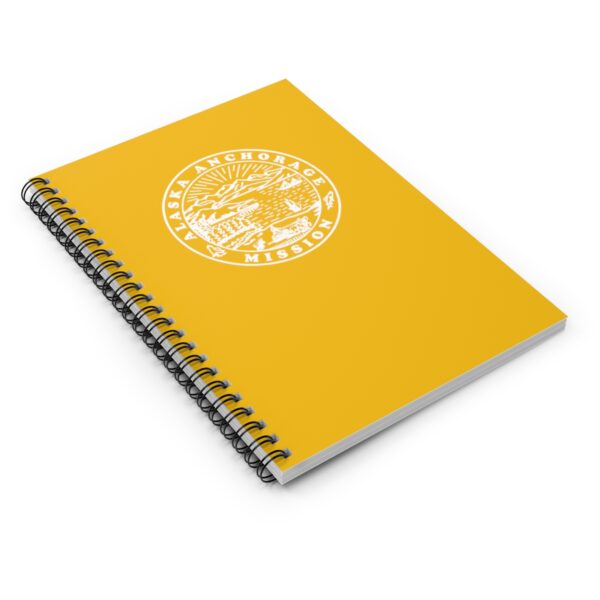 Alaska Anchorage Mission Logo Spiral Notebook – Ruled Line