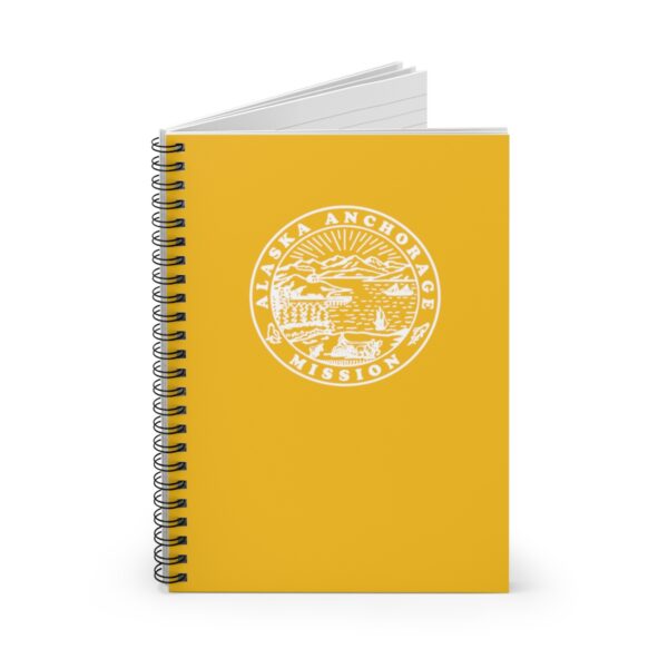 Alaska Anchorage Mission Logo Spiral Notebook – Ruled Line
